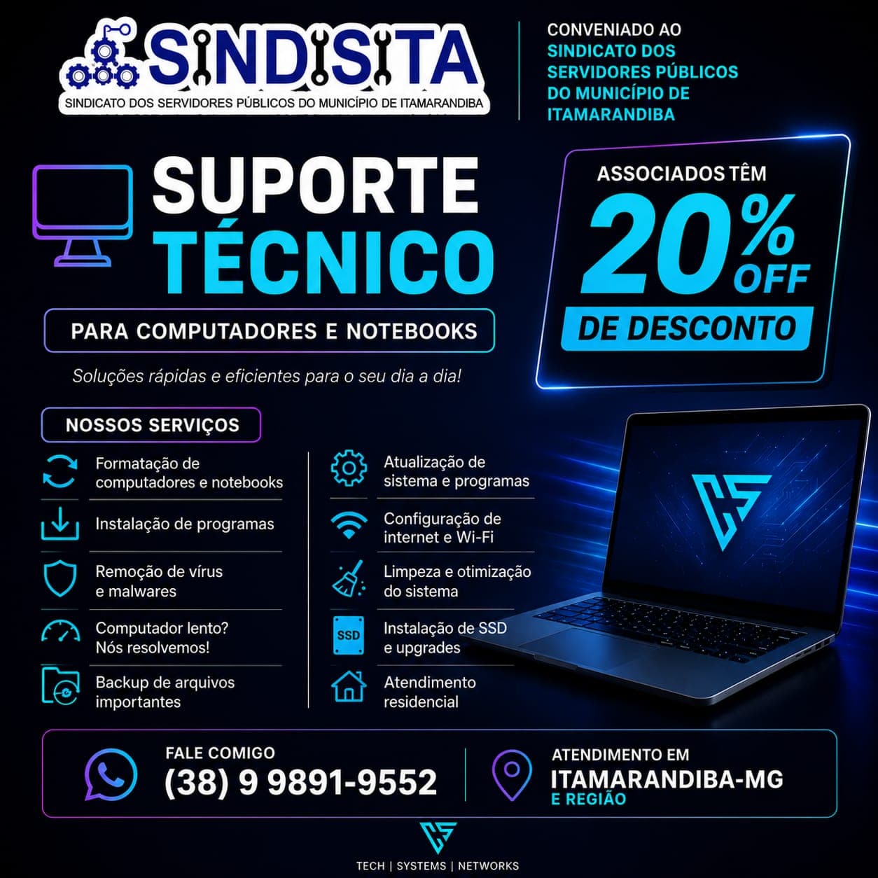 César Suporte Técnico em computadores
